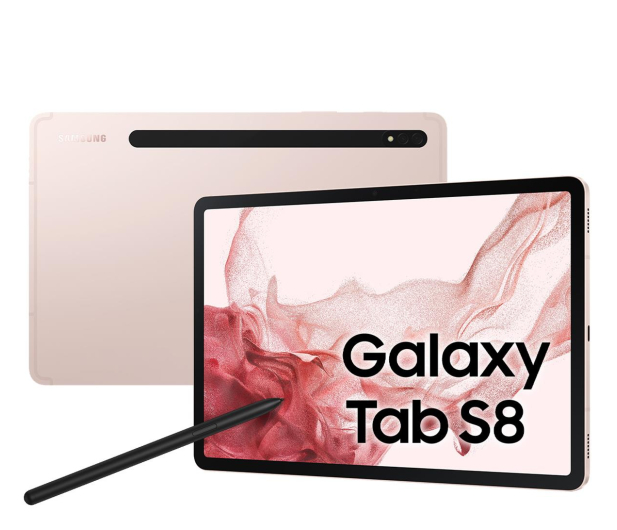 Samsung Galaxy Tab S8 11" 8/128GB 5G, S Pen, Pink Gold - 716352 - zdjęcie